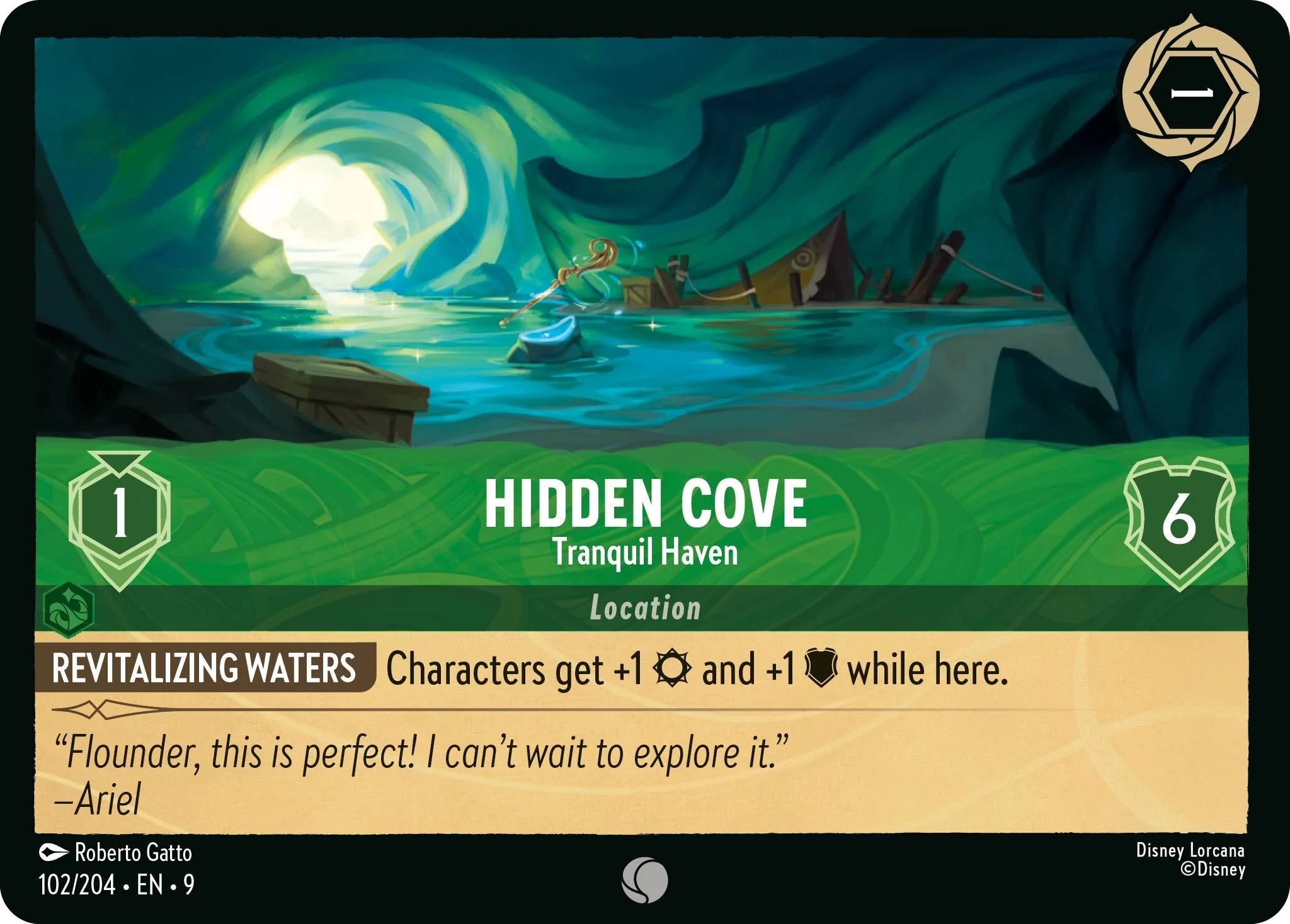 Hidden Cove - Tranquil Haven - 102/204 [Fabled] [Non-Foil]