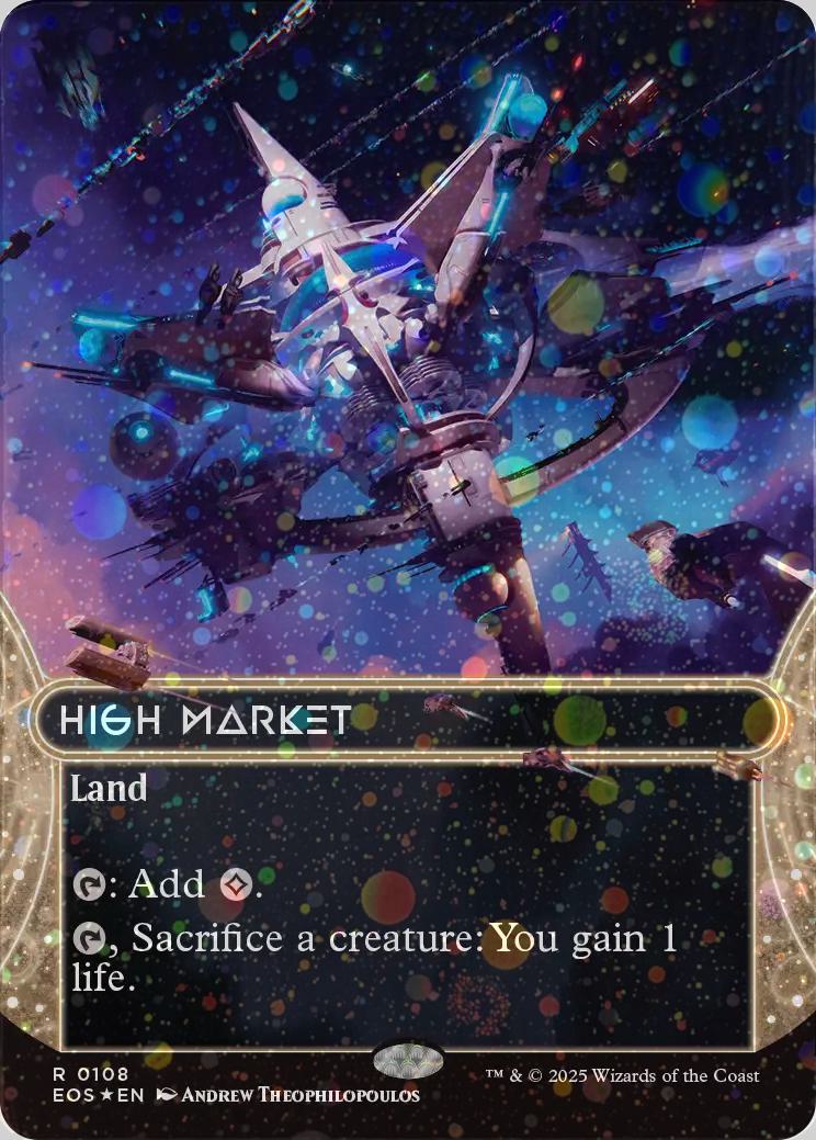 High Market [108] [Borderless] [Edge of Eternities: Stellar Sights] [Galaxy Foil]