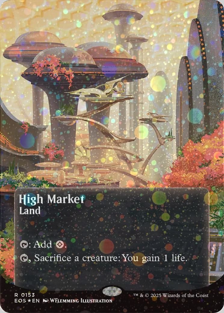 High Market [153] [Borderless] [Poster] [Edge of Eternities: Stellar Sights] [Galaxy Foil]