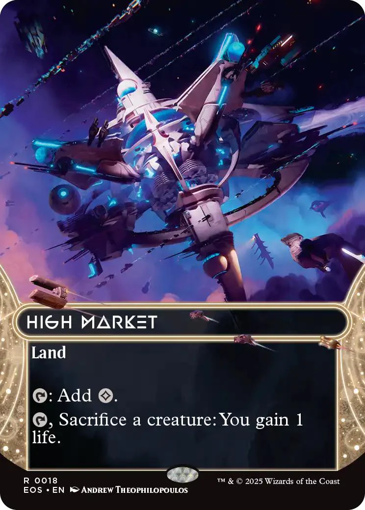High Market [18] [Borderless] [Edge of Eternities: Stellar Sights] [Non-Foil]