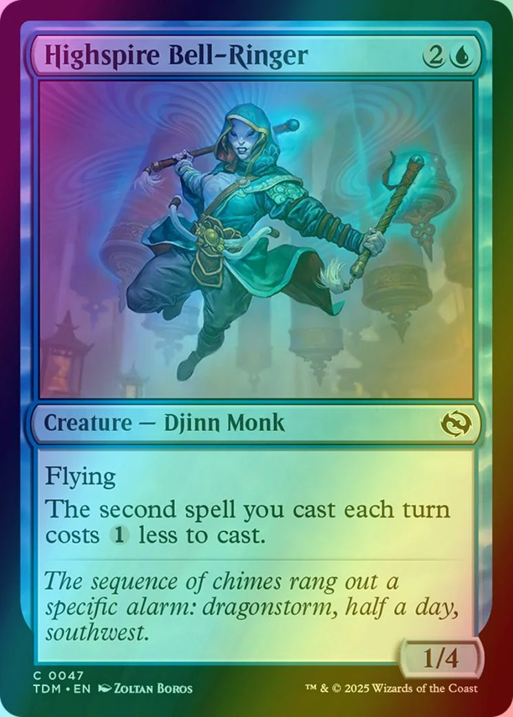 Highspire Bell-Ringer [47] [Tarkir: Dragonstorm] [Foil]