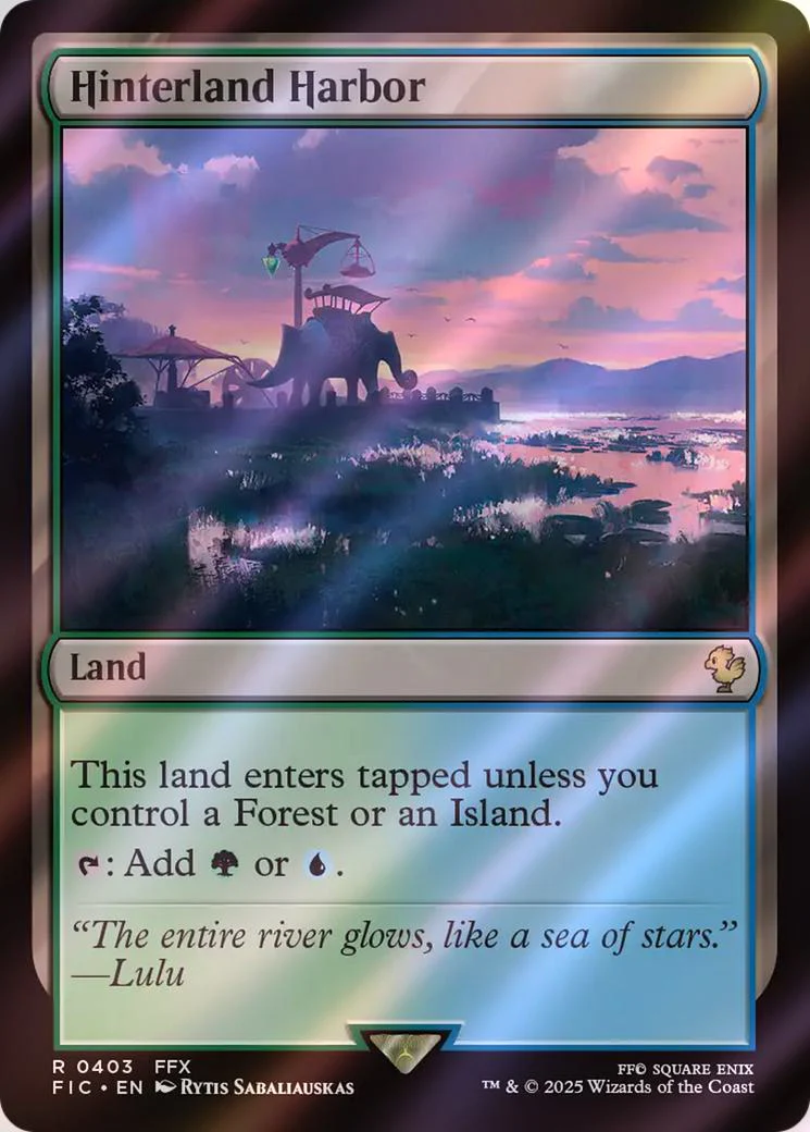 Hinterland Harbor [403] [FINAL FANTASY: Commander] [Surge Foil]