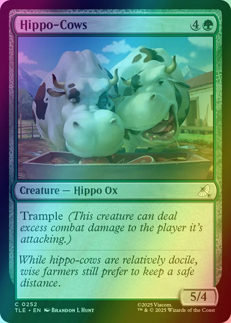 Hippo-Cows [252] [Avatar: The Last Airbender Eternal] [Foil]