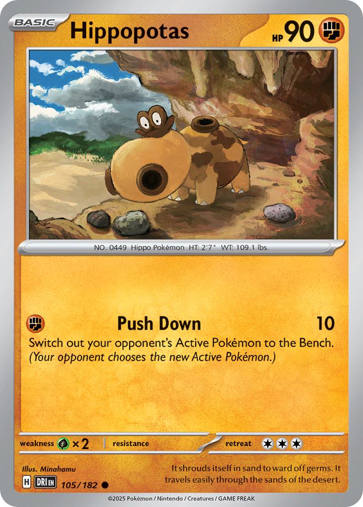 Hippopotas - 105/182 - Common [sv10-105] [Non-Holo]