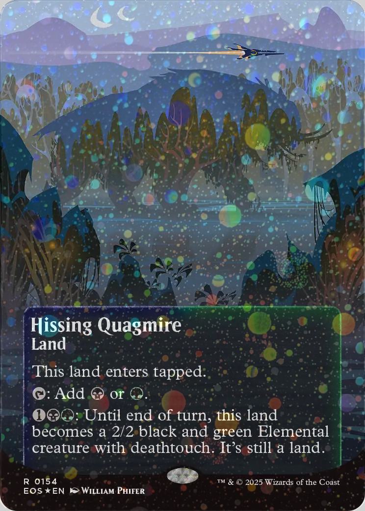Hissing Quagmire [154] [Borderless] [Poster] [Edge of Eternities: Stellar Sights] [Galaxy Foil]