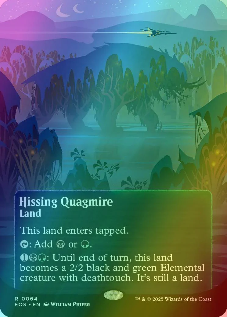 Hissing Quagmire [64] [Borderless] [Poster] [Edge of Eternities: Stellar Sights] [Foil]