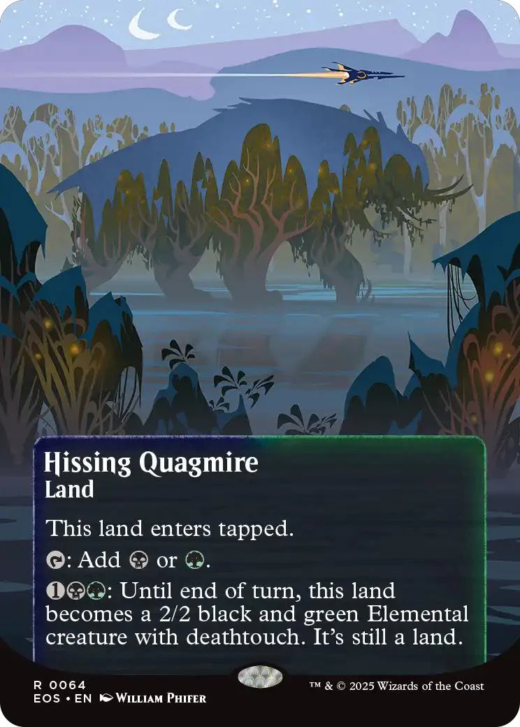 Hissing Quagmire [64] [Borderless] [Poster] [Edge of Eternities: Stellar Sights] [Non-Foil]