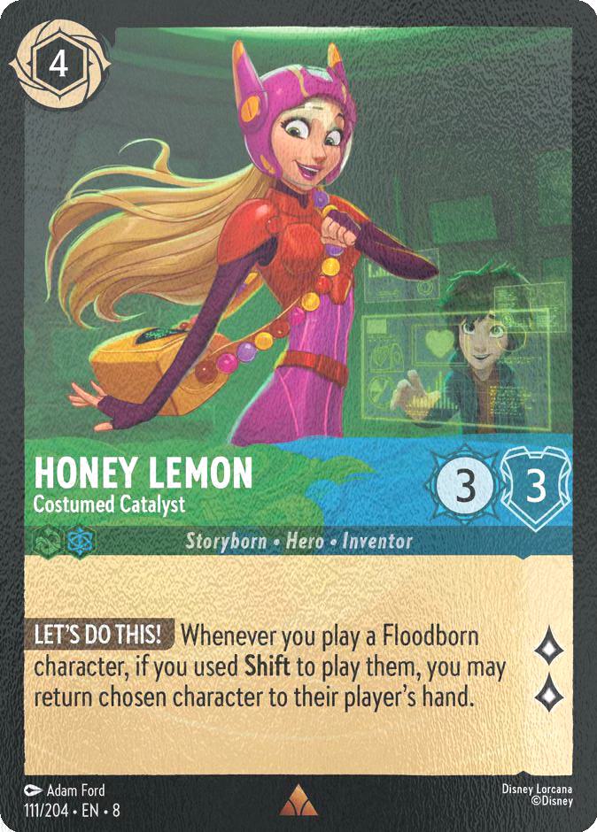 Honey Lemon - Costumed Catalyst - 111/204 [Reign of Jafar] [Cold Foil]