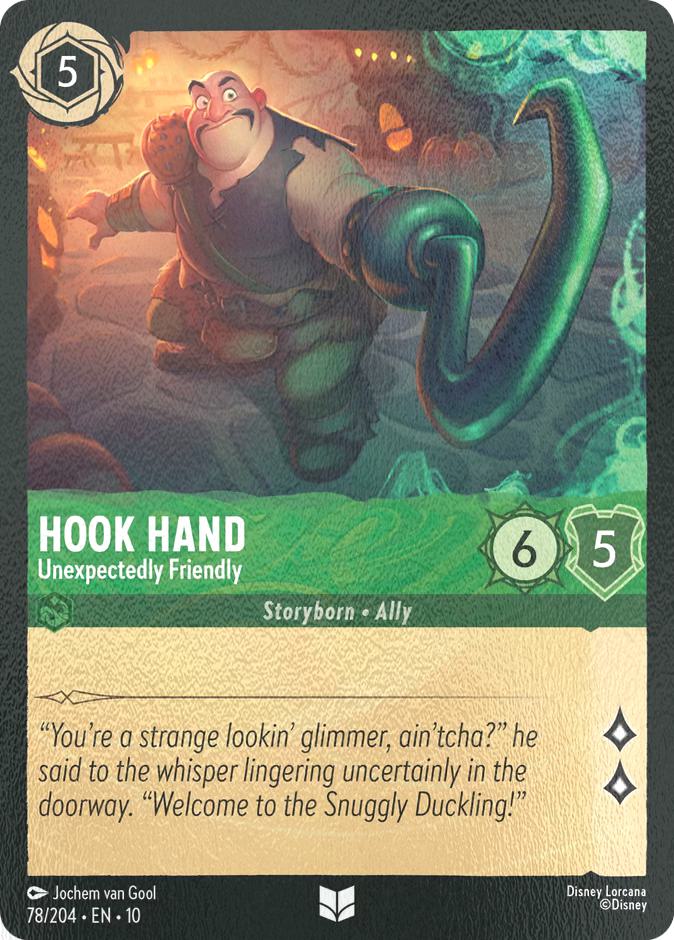 Hook Hand - Unexpectedly Friendly - 78/204 [Whispers in the Well] [Cold Foil]
