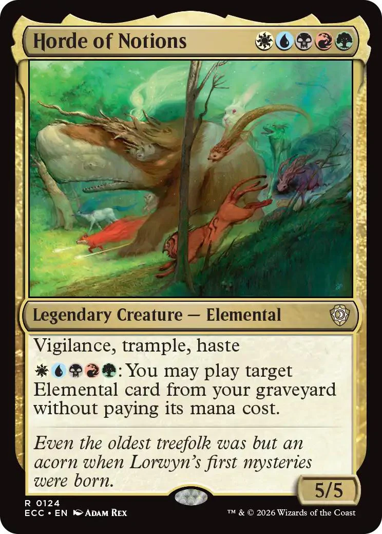 Horde of Notions [124] [Lorwyn Eclipsed: Commander] [Non-Foil]