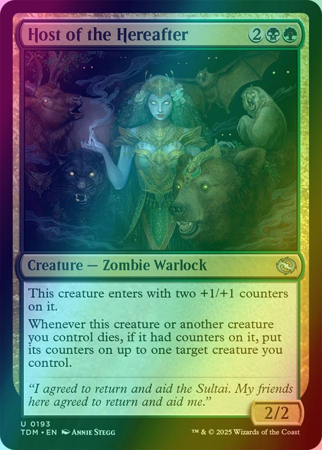 Host of the Hereafter [193] [Tarkir: Dragonstorm] [Foil]
