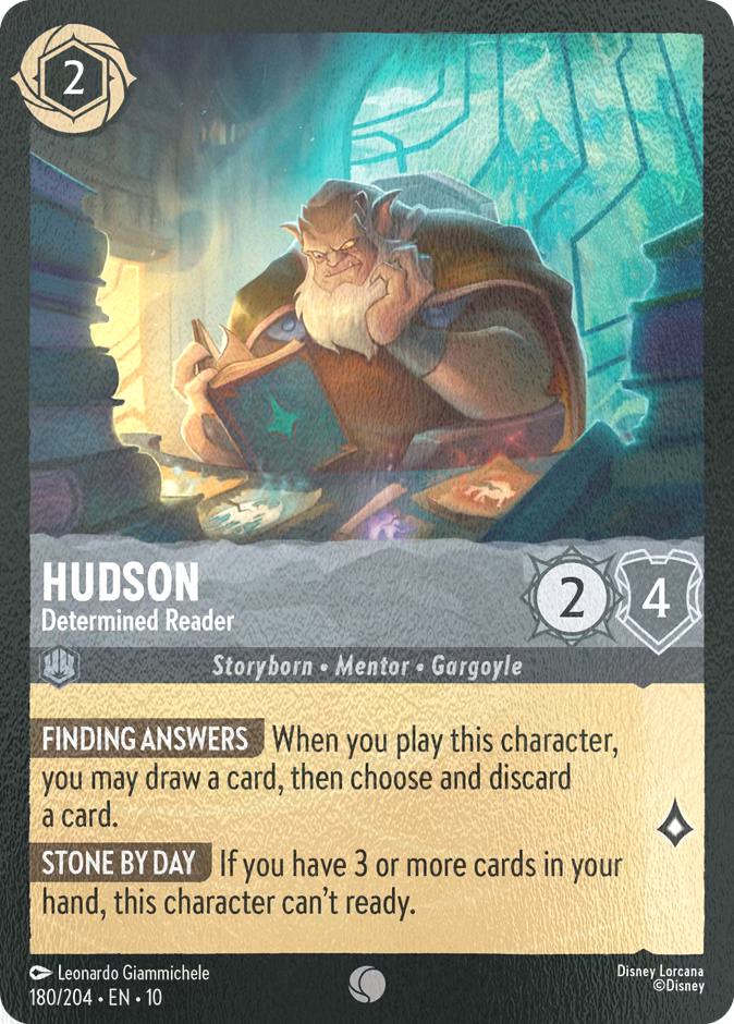 Hudson - Determined Reader - 180/204 [Whispers in the Well] [Cold Foil]