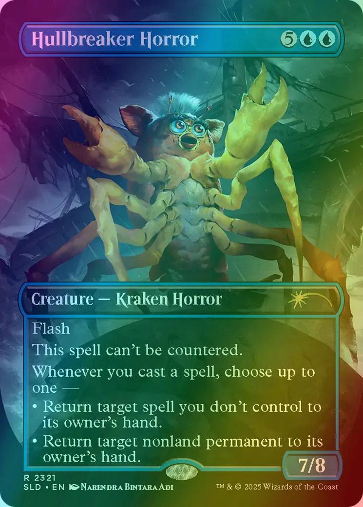 Hullbreaker Horror [2321] [Borderless] [Furby: The OddBodies] [Secret Lair Drop] [Rainbow Foil]