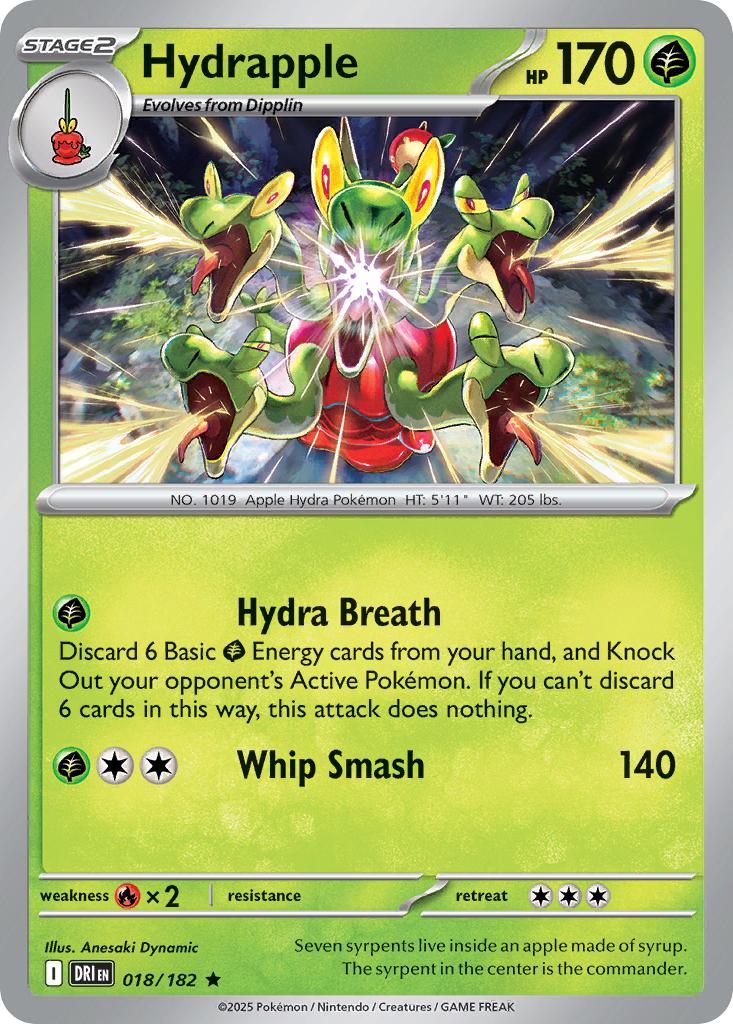 Hydrapple - 018/182 - Rare [sv10-018] [Holo]