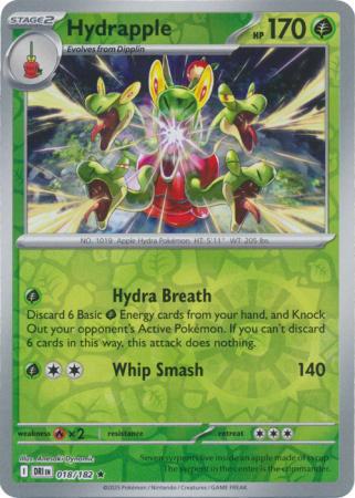 Hydrapple - 018/182 - Rare [sv10-018] [Reverse Holo]