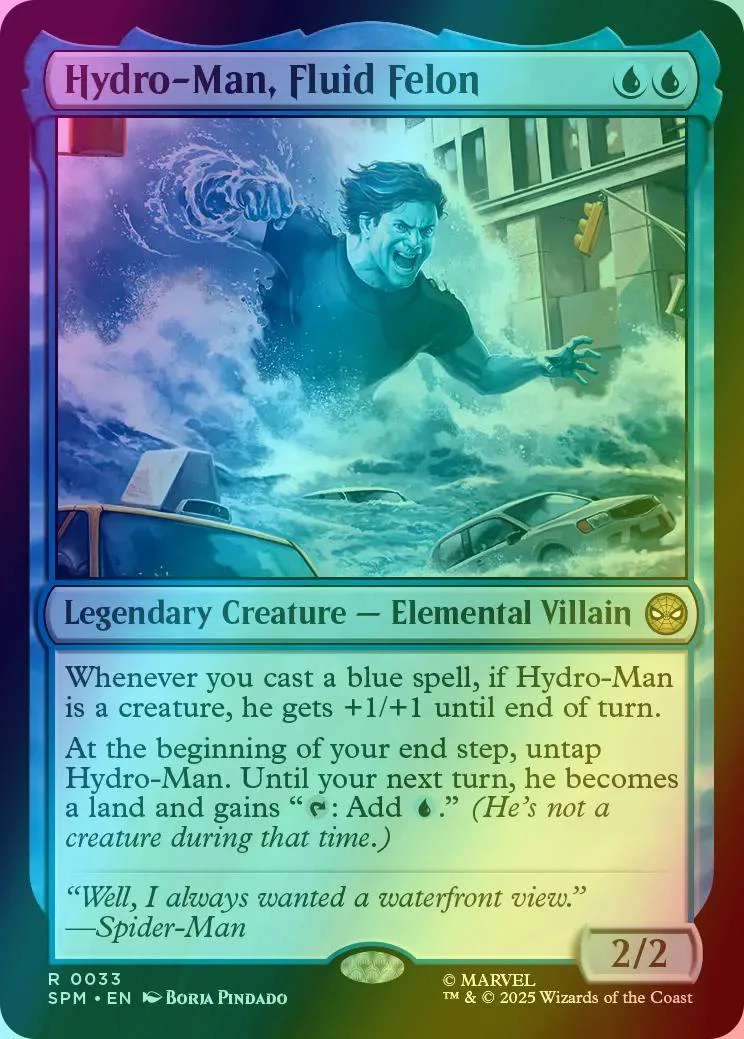 Hydro-Man, Fluid Felon [33] [Marvel's Spider-Man] [Foil]