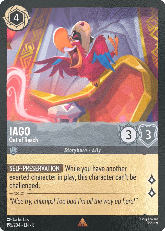 Iago - Out of Reach - 195/204 [Reign of Jafar] [Cold Foil]
