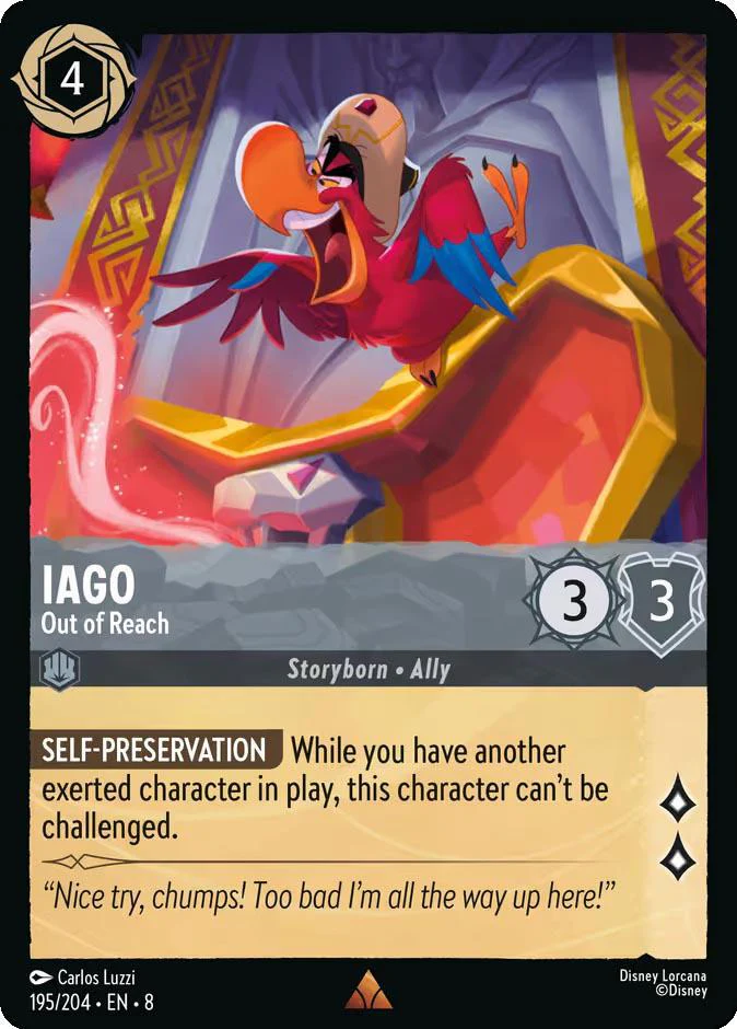 Iago - Out of Reach - 195/204 [Reign of Jafar] [Non-Foil]