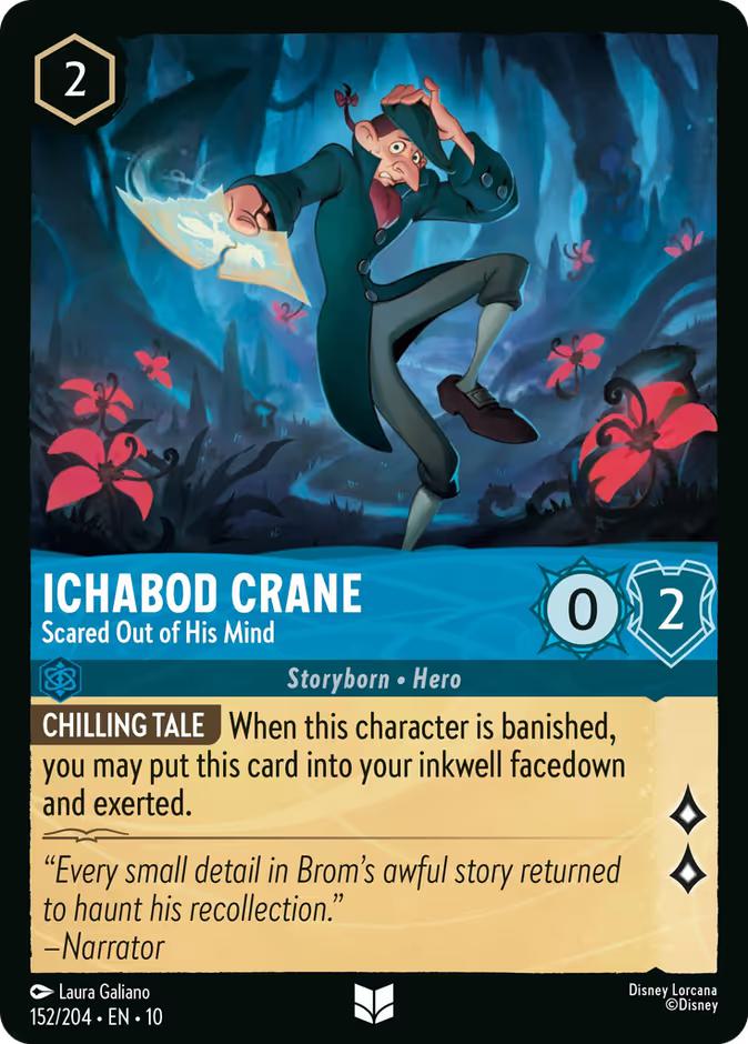 Ichabod Crane - Scared Out of His Mind - 152/204 [Whispers in the Well] [Non-Foil]