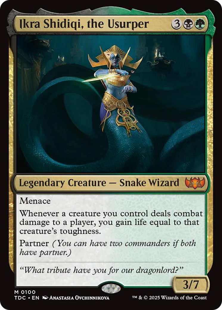 Ikra Shidiqi, the Usurper [100] [Tarkir: Dragonstorm: Commander] [Non-Foil]