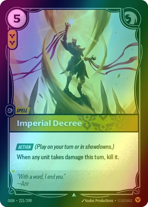 Imperial Decree - 221/298 [Origins] [Foil]