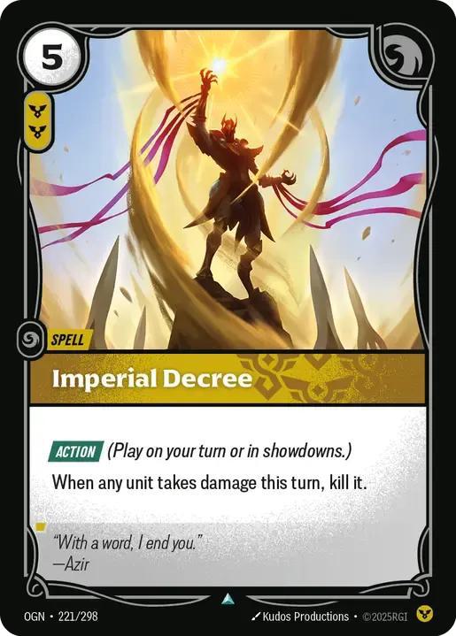 Imperial Decree - 221/298 [Origins] [Non-Foil]