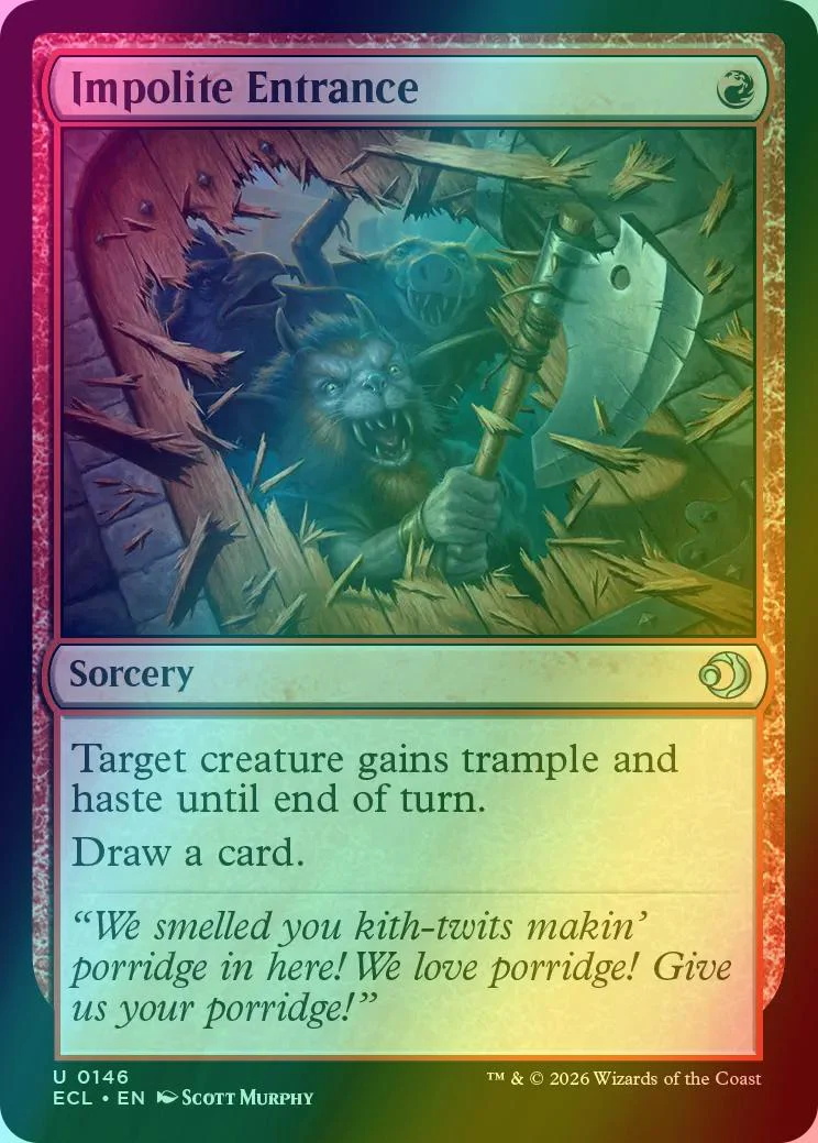 Impolite Entrance [146] [Lorwyn Eclipsed] [Foil]