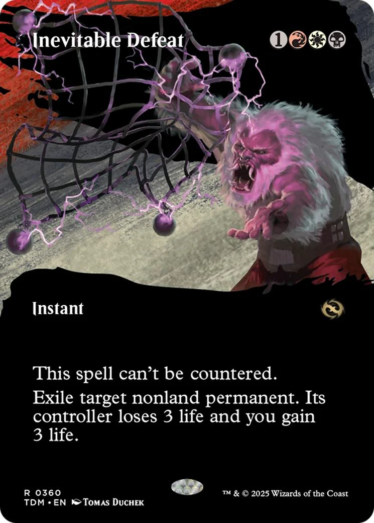 Inevitable Defeat [360] [Borderless] [Clan] [Tarkir: Dragonstorm] [Non-Foil]