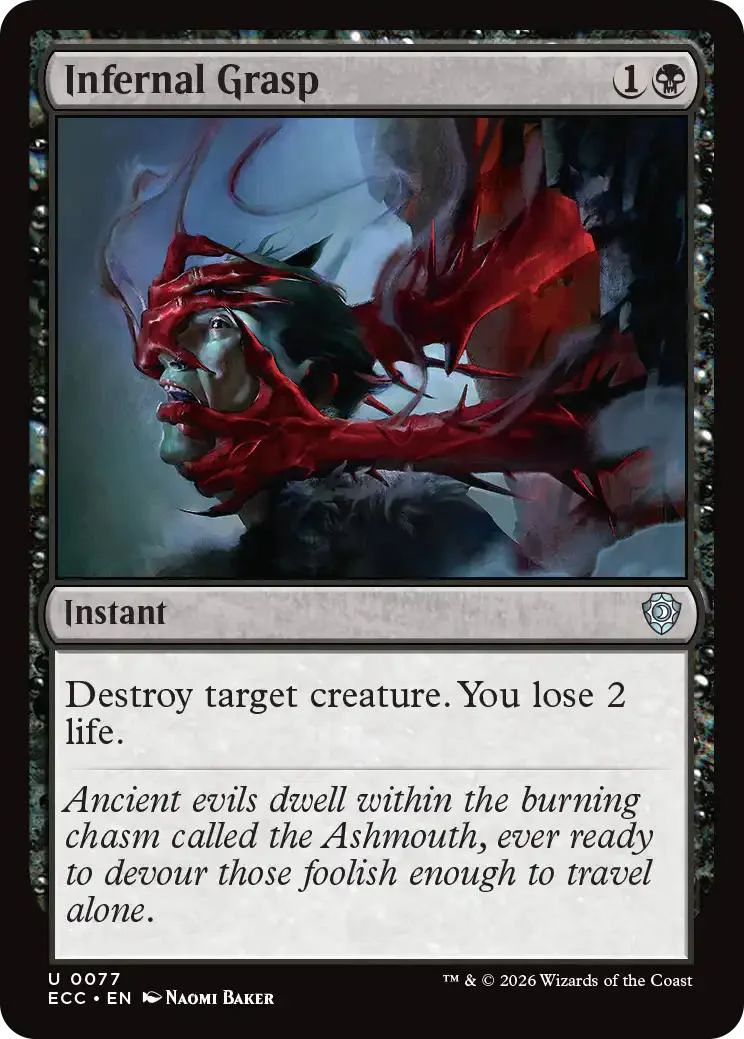 Infernal Grasp [77] [Lorwyn Eclipsed: Commander] [Non-Foil]