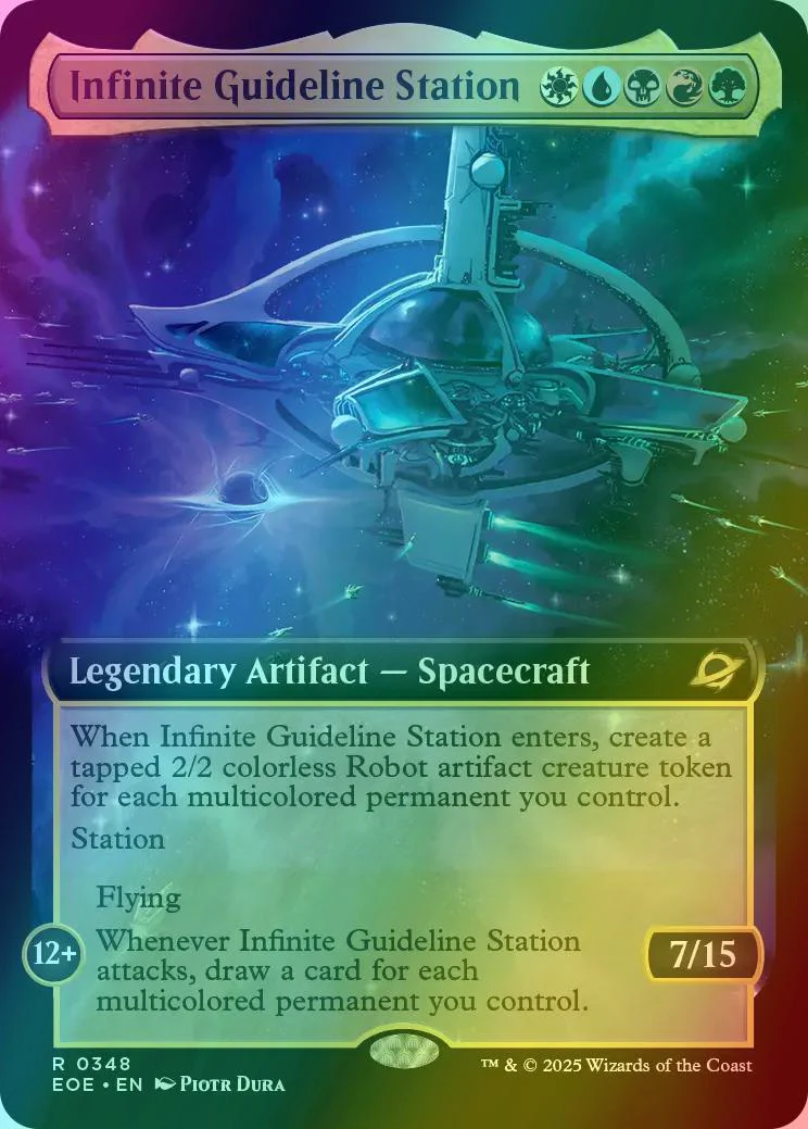Infinite Guideline Station [348] [Extended Art] [Edge of Eternities] [Foil]