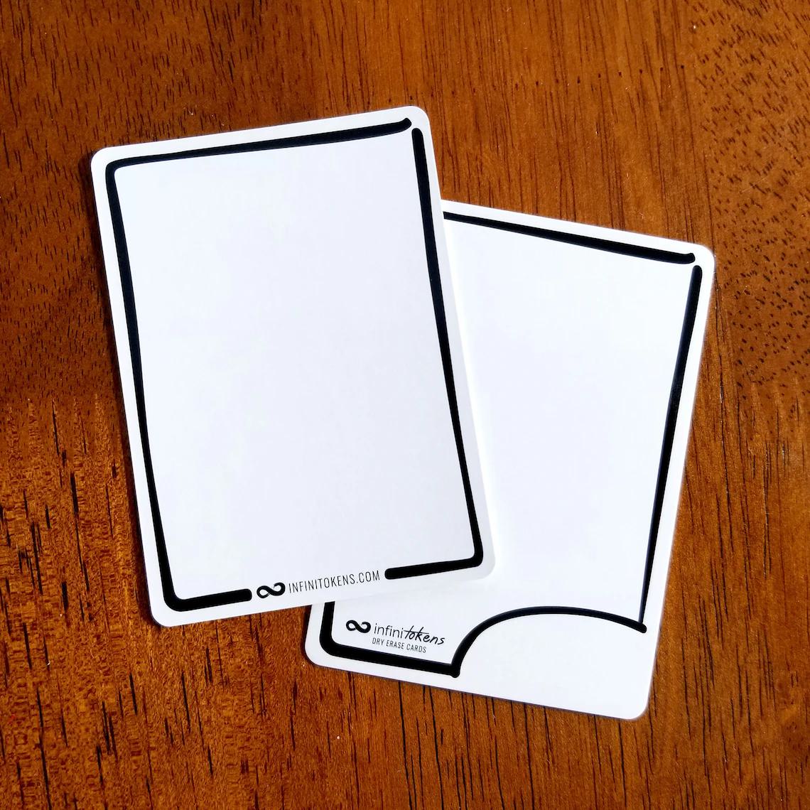InfiniTokens Double-Sided Dry Erase Cards - Standard Size - 25ct - Image 2