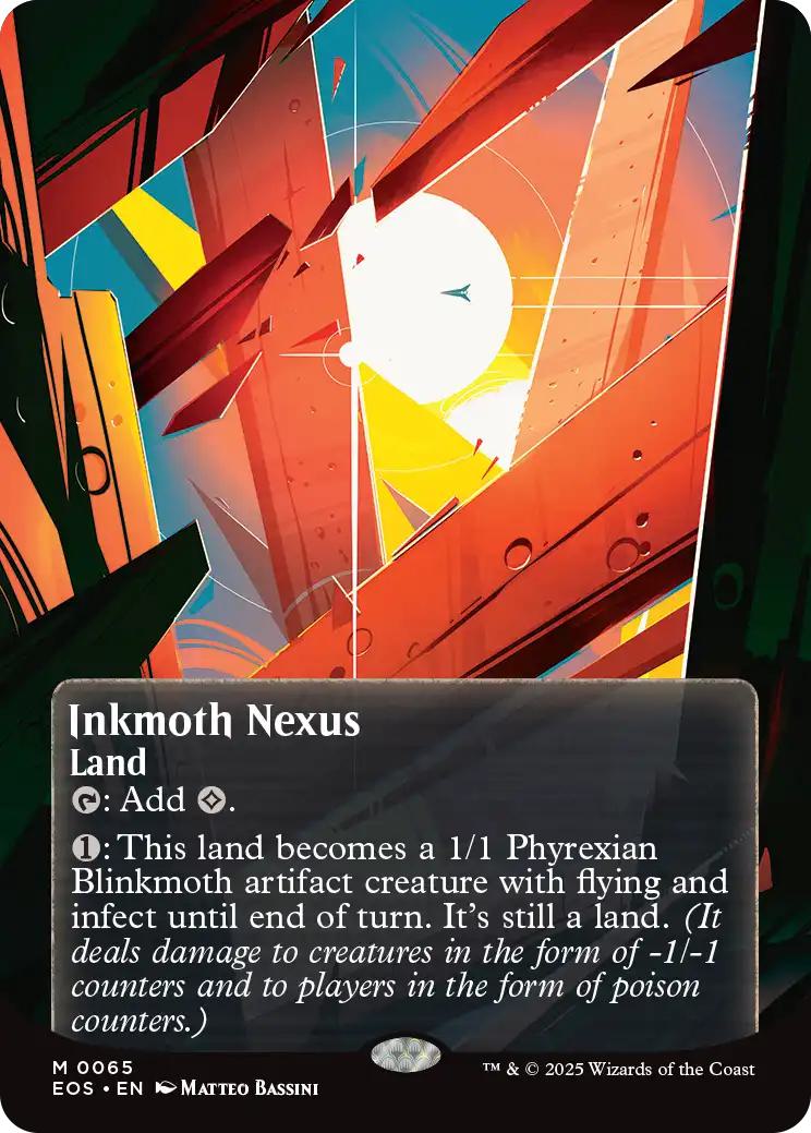 Inkmoth Nexus [65] [Borderless] [Poster] [Edge of Eternities: Stellar Sights] [Non-Foil]