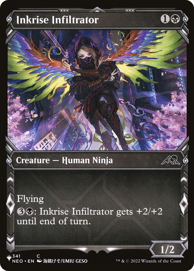Inkrise Infiltrator [NEO-341] [Ninja Showcase] [The List] [Non-Foil]