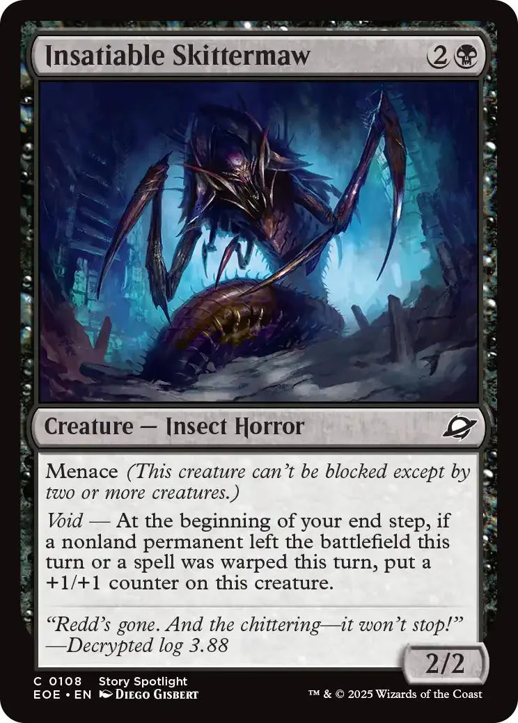 Insatiable Skittermaw [108] [Edge of Eternities] [Non-Foil]