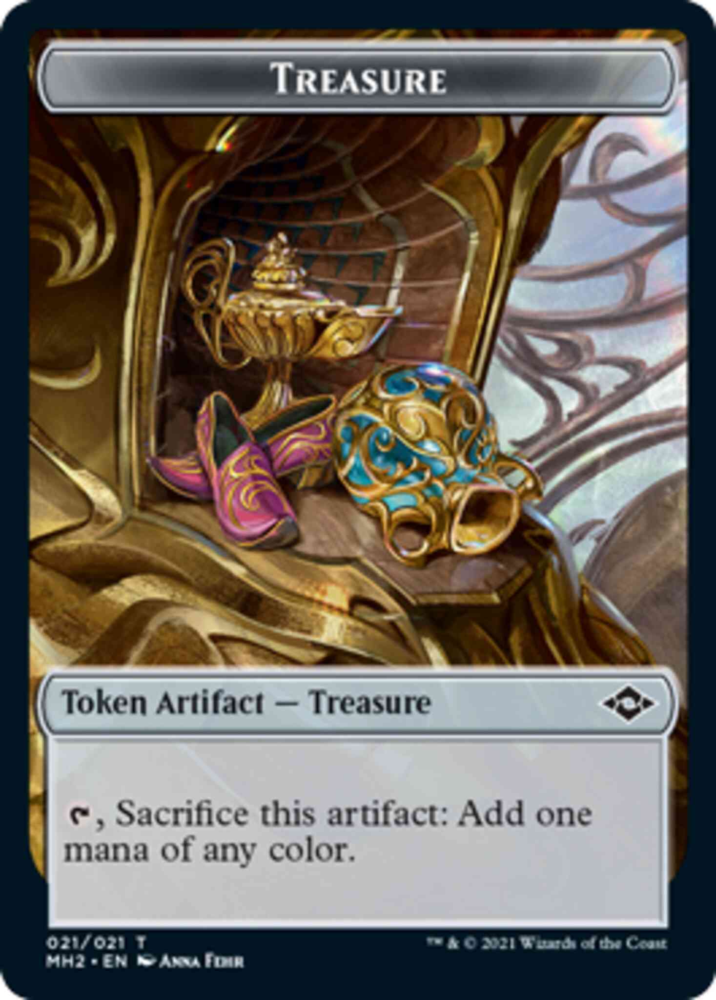 Insect Token (18) // Treasure Token (21) [C20/MH2 Set Symbol] [Heads I win, Tails You Lose] [Secret Lair Drop] [Non-Foil] - Image 2