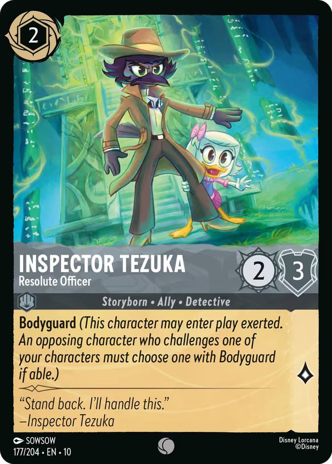 Inspector Tezuka - Resolute Officer - 177/204 [Whispers in the Well] [Non-Foil]