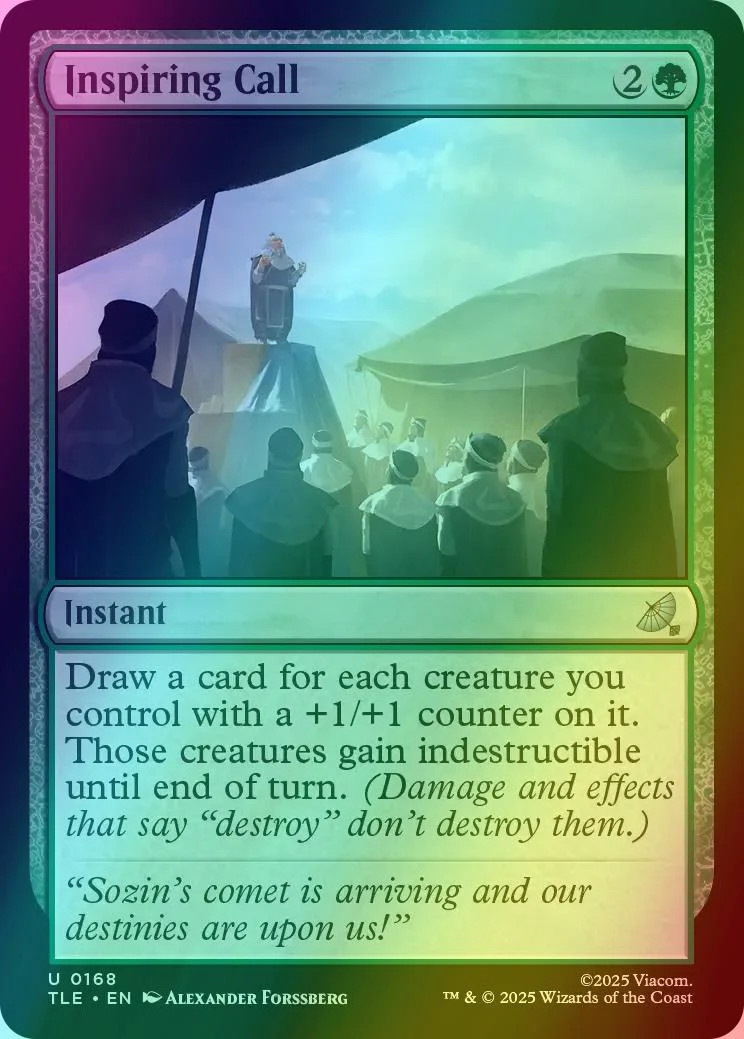 Inspiring Call [168] [Avatar: The Last Airbender Eternal] [Foil]