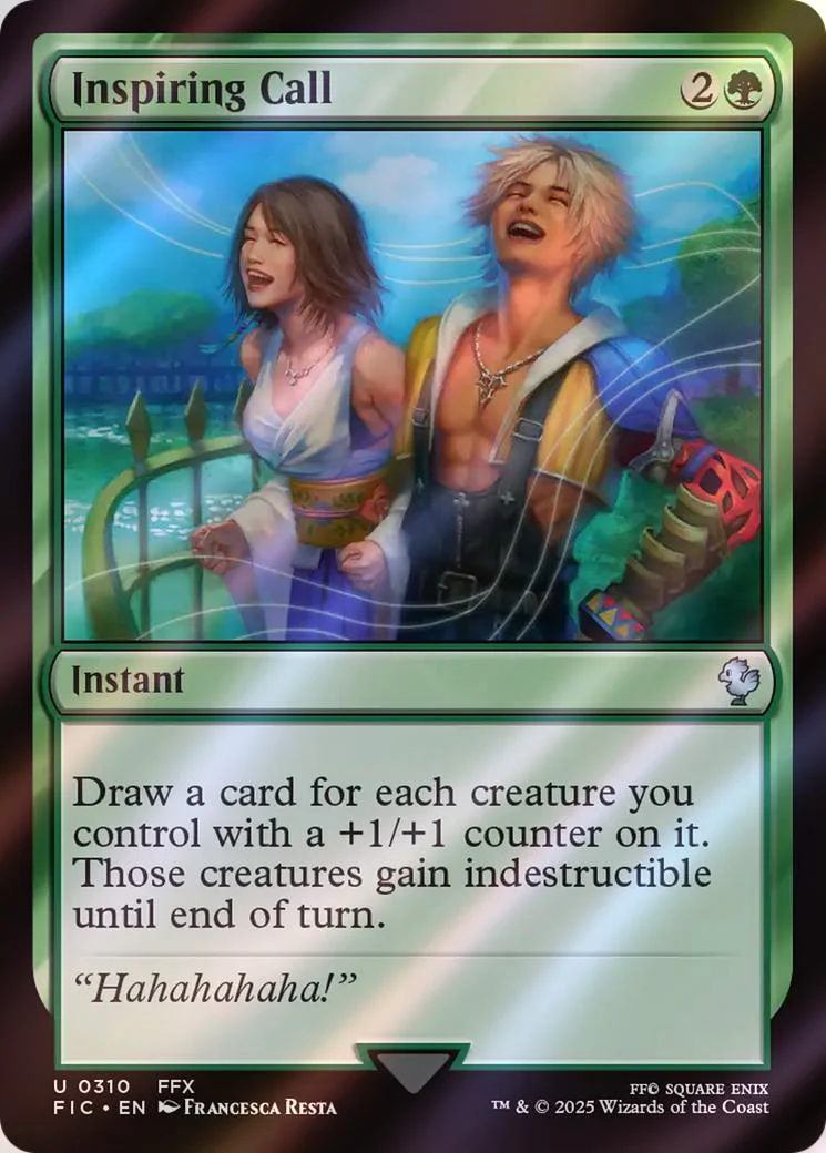 Inspiring Call [310] [FINAL FANTASY: Commander] [Surge Foil]