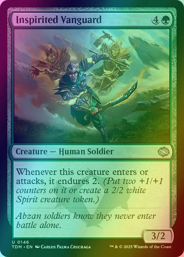 Inspirited Vanguard [146] [Tarkir: Dragonstorm] [Foil]