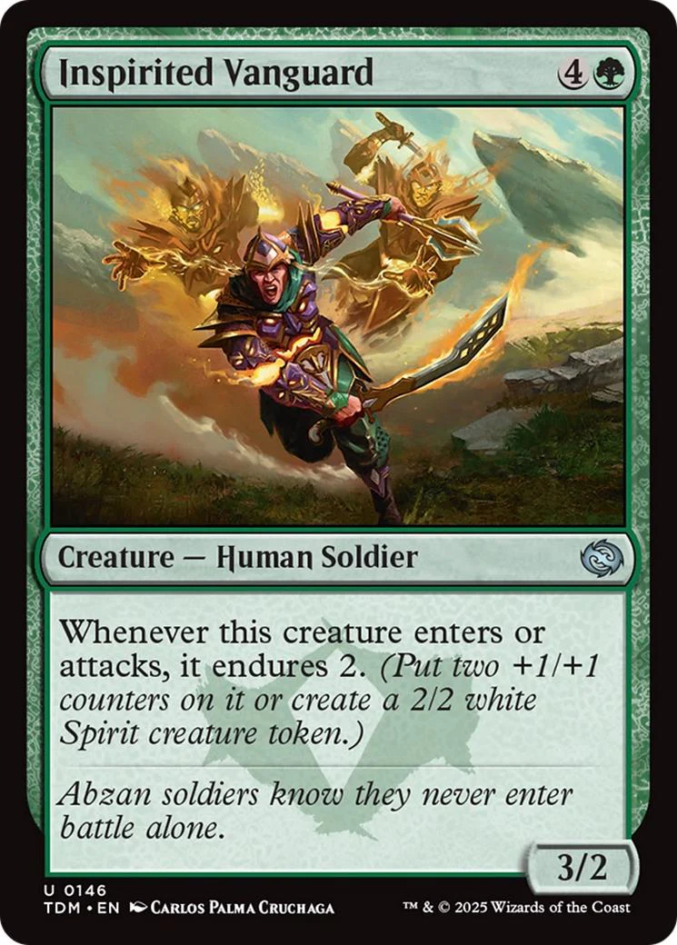 Inspirited Vanguard [146] [Tarkir: Dragonstorm] [Non-Foil]