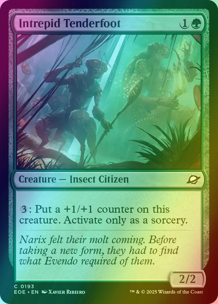 Intrepid Tenderfoot [193] [Edge of Eternities] [Foil]