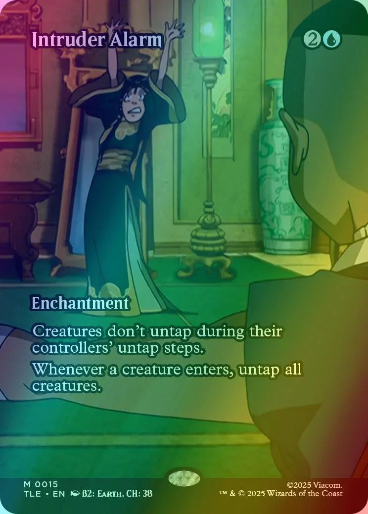 Intruder Alarm [15] [Borderless] [Source Material] [Avatar: The Last Airbender Eternal] [Foil]