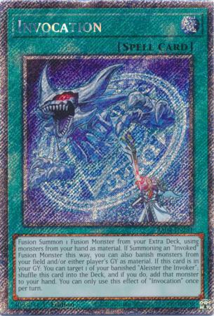 Invocation - RA04-EN281 - Platinum Secret Rare - 1st Edition