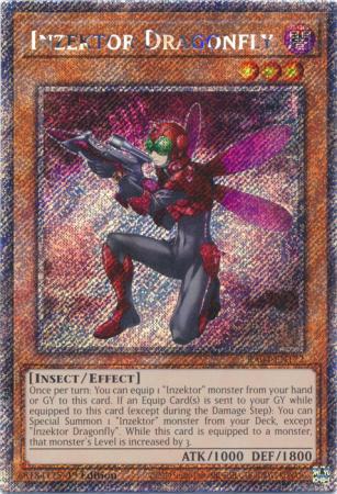 Inzektor Dragonfly - RA04-EN172 - Platinum Secret Rare - 1st Edition