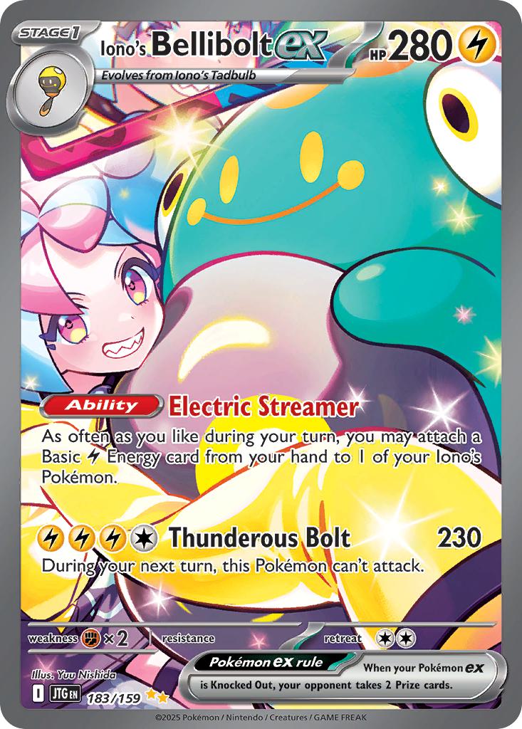 Iono's Bellibolt ex - 183/159 - Special Illustration Rare [sv09-183] [Ultra]