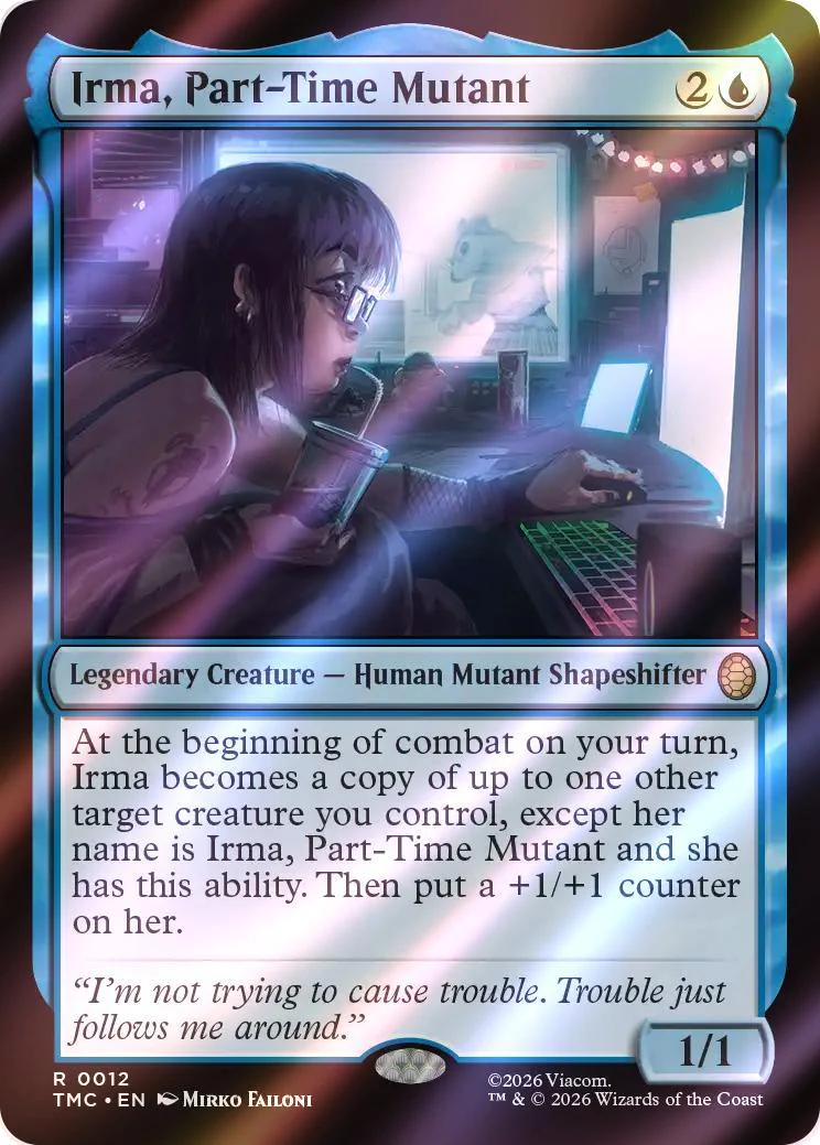 Irma, Part-Time Mutant [12] [Teenage Mutant Ninja Turtles Eternal] [Surge Foil]