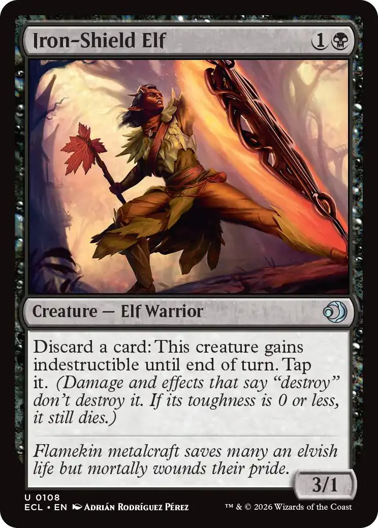 Iron-Shield Elf [108] [Lorwyn Eclipsed] [Non-Foil]