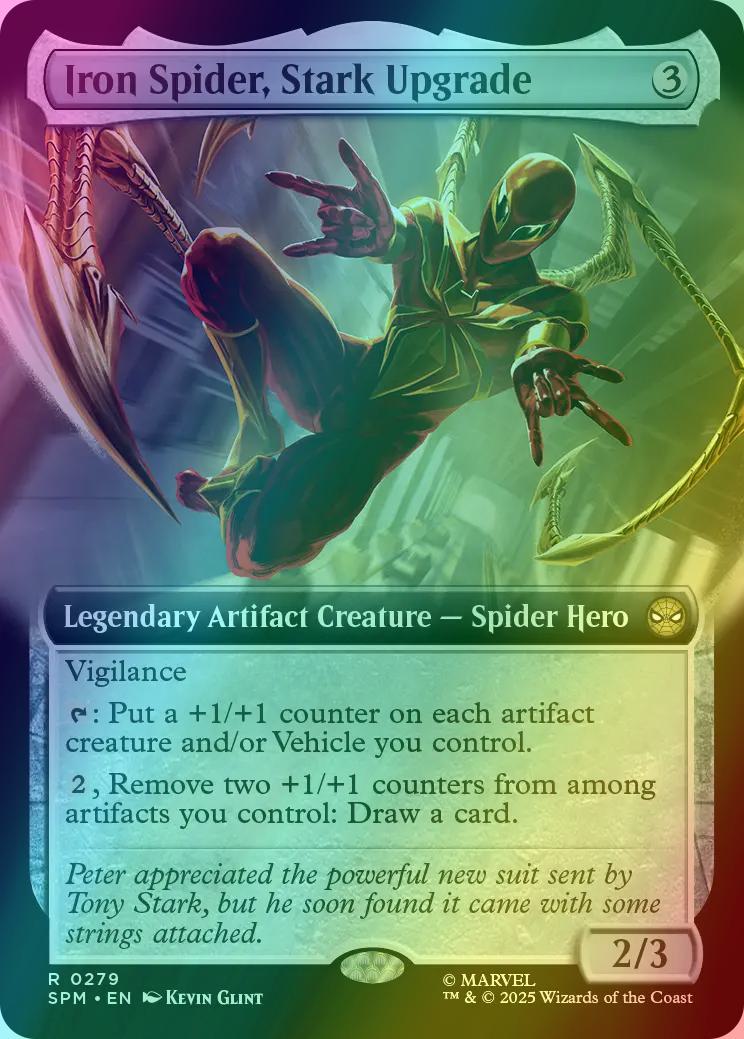 Iron Spider, Stark Upgrade [279] [Extended Art] [Marvel's Spider-Man] [Foil]