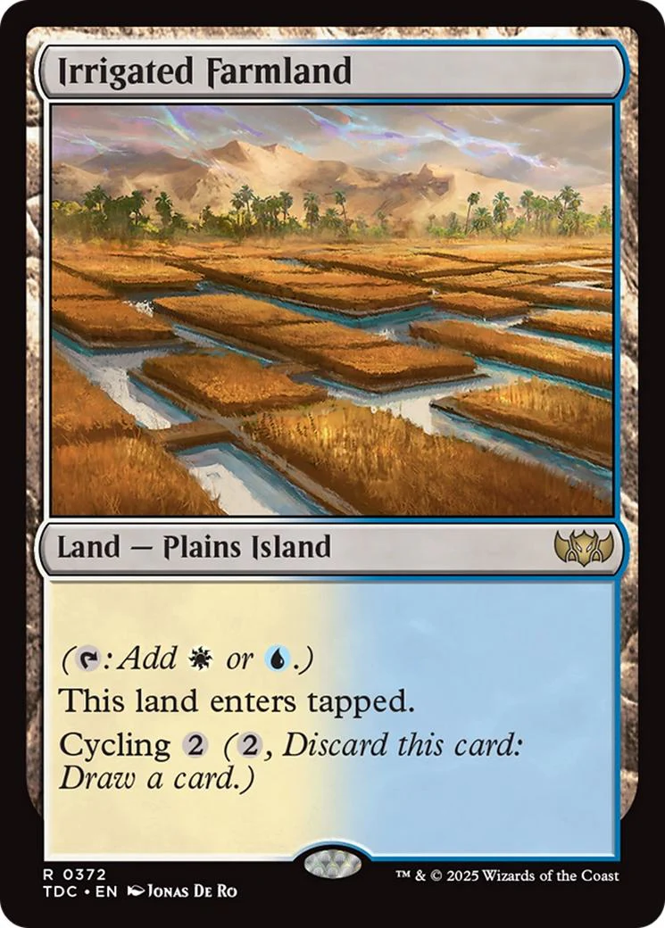 Irrigated Farmland [372] [Tarkir: Dragonstorm: Commander] [Non-Foil]