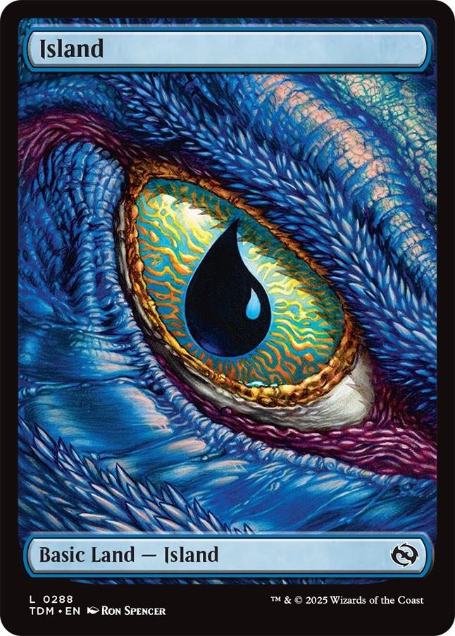 Island [288] [Full Art] [Dragon's Eye] [Tarkir: Dragonstorm] [Non-Foil]